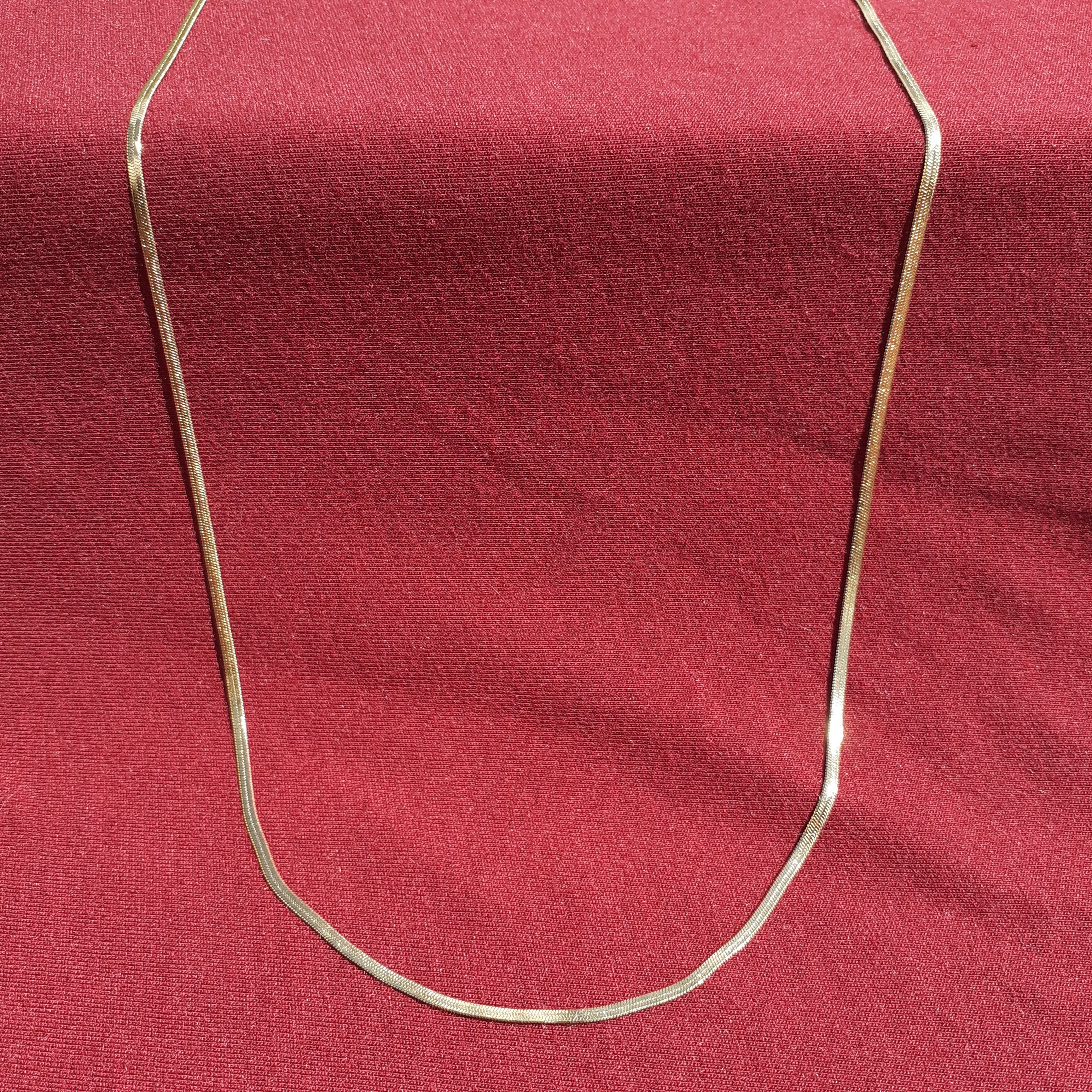 6 Collares dorados de acero inoxidable (51 cm)
